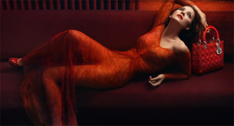 Marion Cotillard Dior Lady Rouge Ad campaign