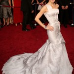 Marisa Tomei 09 Oscars white Versace