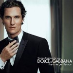Matthew McConaughey Dolce Gabbana The One Gentleman perfume ad