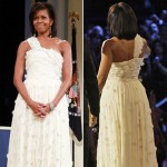Michelle Obama Jason Wu white dress Inauguration Ball