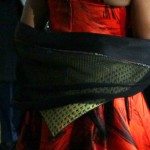 Michelle Obama McQueen Resort 2011 red dress scarf