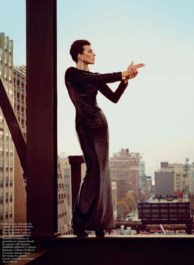 Milla Jovovich Vogue Paris pictorial Louis Vuitton