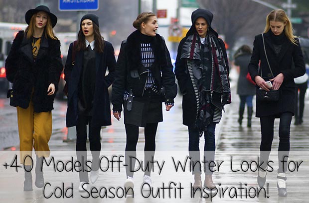 models street style winter outfit inspiration