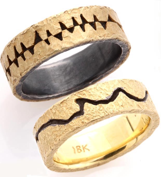 modern contemporary rings for men Tap by Todd Pownell