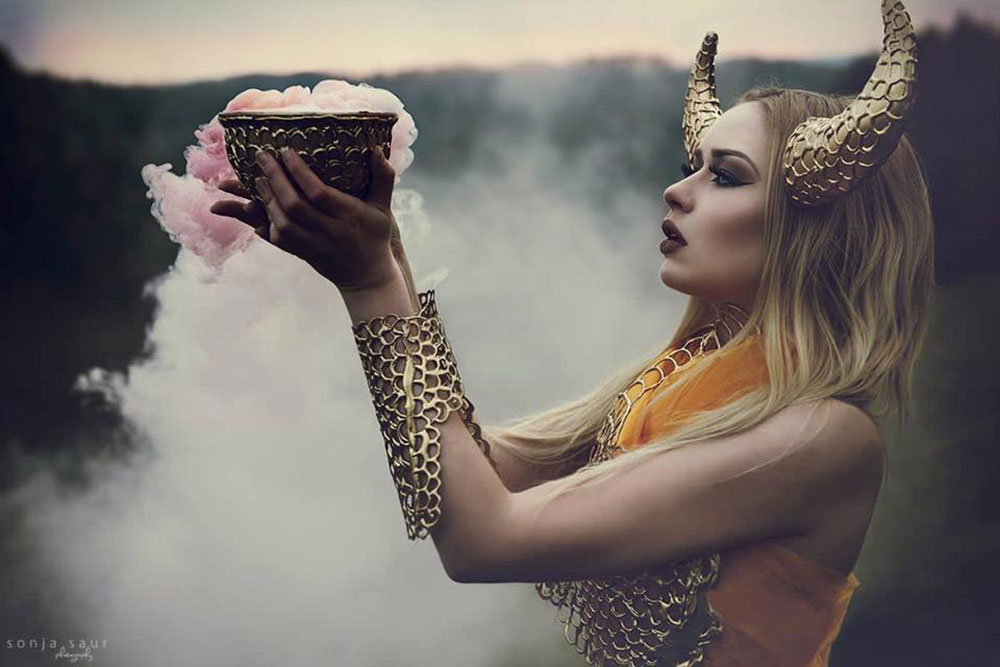 mythical headpiece posh fairytale couture