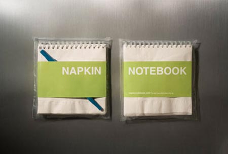 napkin notebook