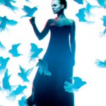 Natalie Portman by Raymond Meier - blue doves