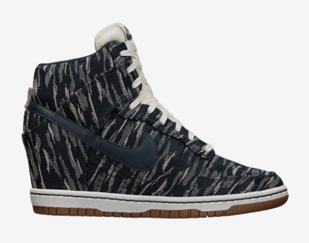 new Nike wedge sneakers grey zebra