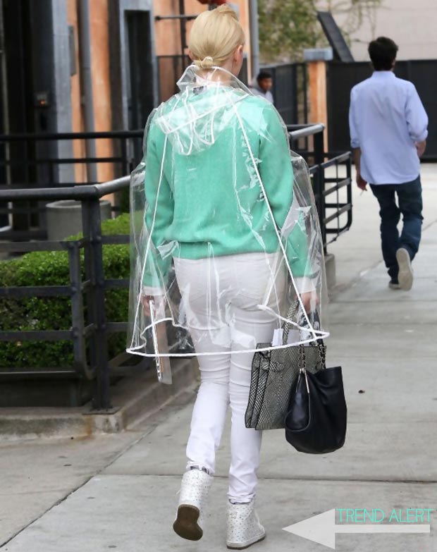 Celebrities Love Nike Wedge Sneakers: Rose McGowan Spring White Look