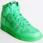 Nike Nylon Dunk High Sneakers green