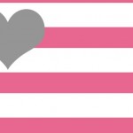 pink stripes soft grey colors combo