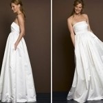Pocket Wedding dress white