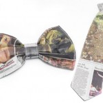 Recycled paper bow tie