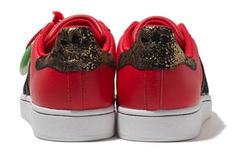 red Adidas Originals Chinese New Year sneakers