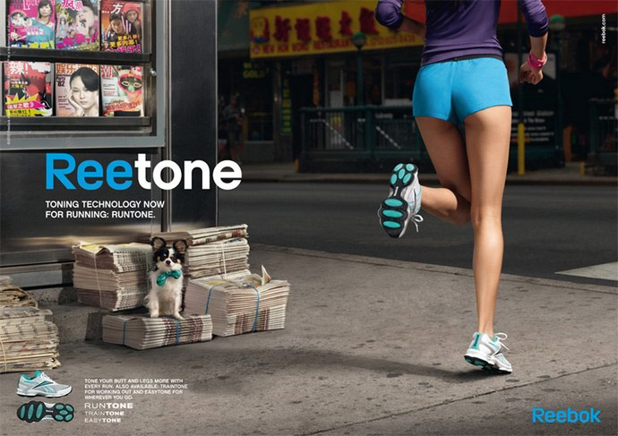 Reebok Easy Tone Reetone Ad Campaign