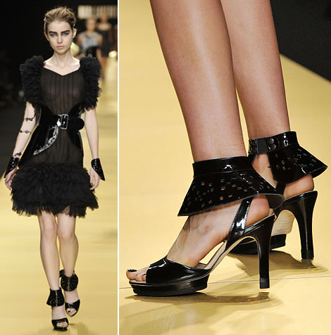 Repetto Karl Lagerfeld SS09 black