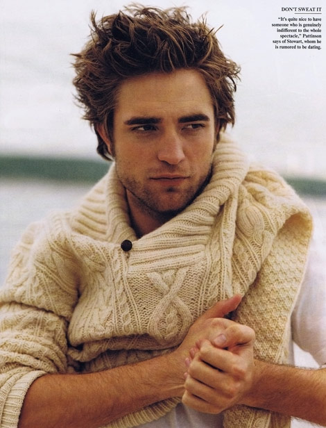 Robert Pattinson Vanity Fair december 09
