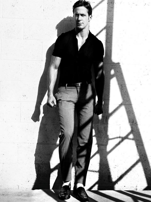 Ryan Gosling GQ Australia black and white pictorial