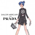 Sailor Mercury wardrobe update Prada