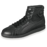 Sergio Rossi Puma FW09 black leather sneaker