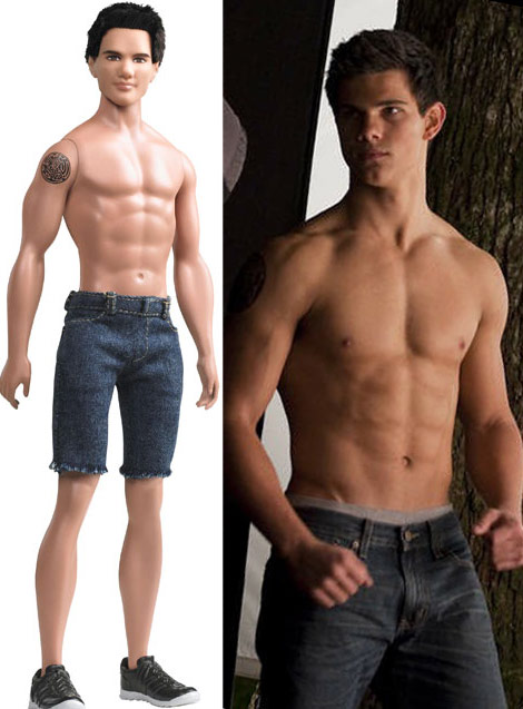 Shirtless Taylor Lautner Jacob doll