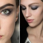 Smoky eyes makeup catwalk Armani Prive