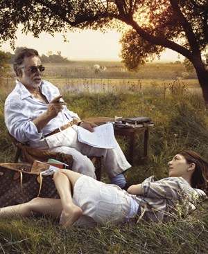 Sofia And Francis Ford Coppola Louis Vuitton Journeys Ads by Annie Leibovitz