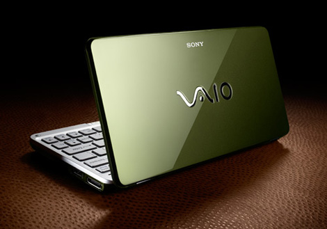 Sony Vaio P Series lifestyle netbook emerald green