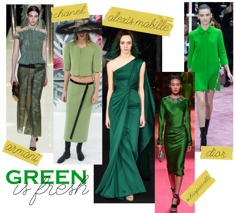 Spring Summer 2015 trends green