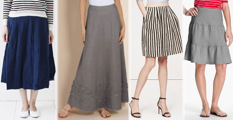 Summer essential style guide linen skirts