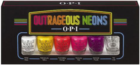 summer nail polish OPI Outrageous Neons