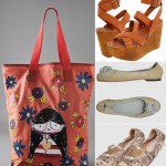 Summer tote flats wedges