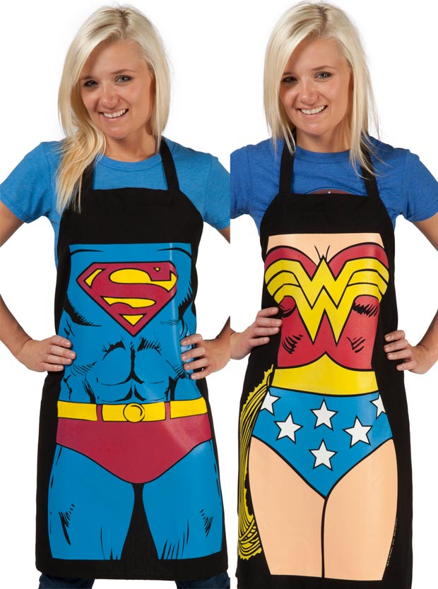 superheroes apron