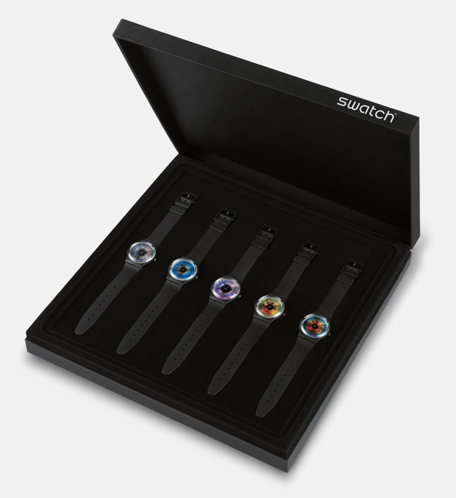 Swatch Rankin watches collection box