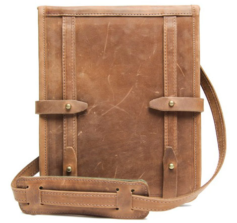 Temple leather iPad case