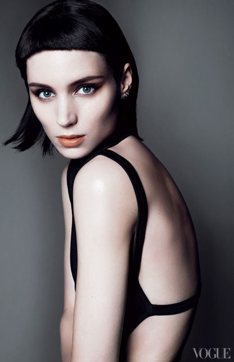 the Girl with the Dragon Tattoo Rooney Mara in Vogue