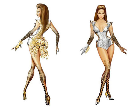 Thierry Mugler Beyonce constumes concert