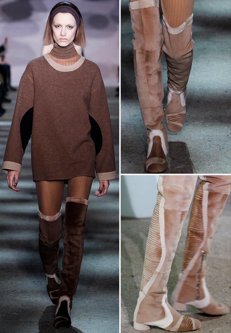 thigh high suede boots Fall 2014 Marc Jacobs