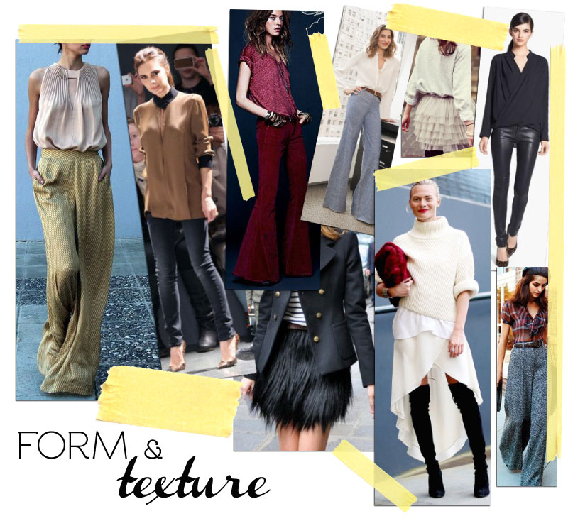 tips for personal style mixing form texture