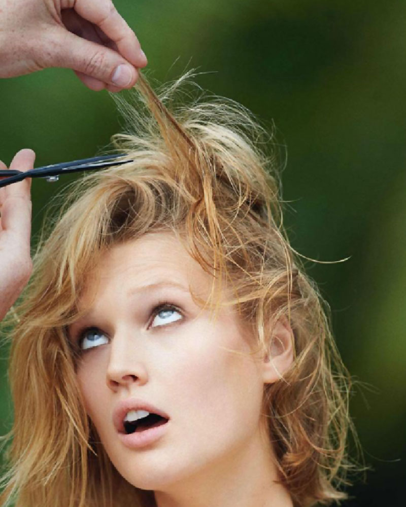 Toni Garrn new haircut Vogue Paris