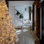 traditional white Christmas Tree