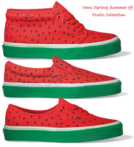 Vans Spring Summer 2009 Watermelon sneakers