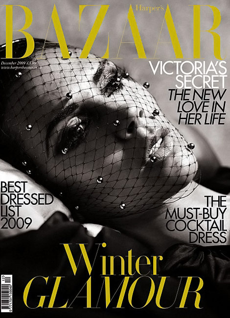 Victoria Beckham Harper s Bazaar December 2009 cover