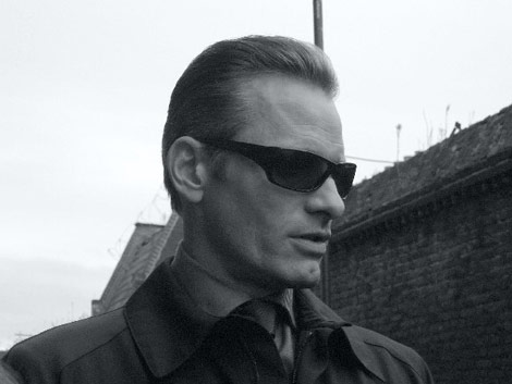 Viggo Mortensen black and white photo