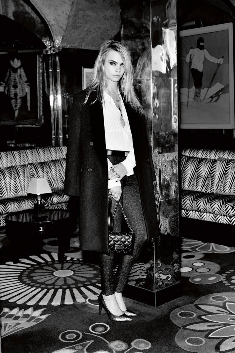 What to wear for the Holidays Party Topshop campaign Cara Delevingne