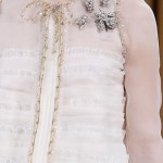 white blouse details Chanel Couture Spring 2016
