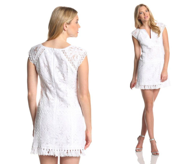 Wimbledon fashion inspiration lace white dress