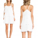 Wimbledon fashion inspiration ruffled white dress