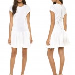 Wimbledon fashion inspiration white drop waist dress